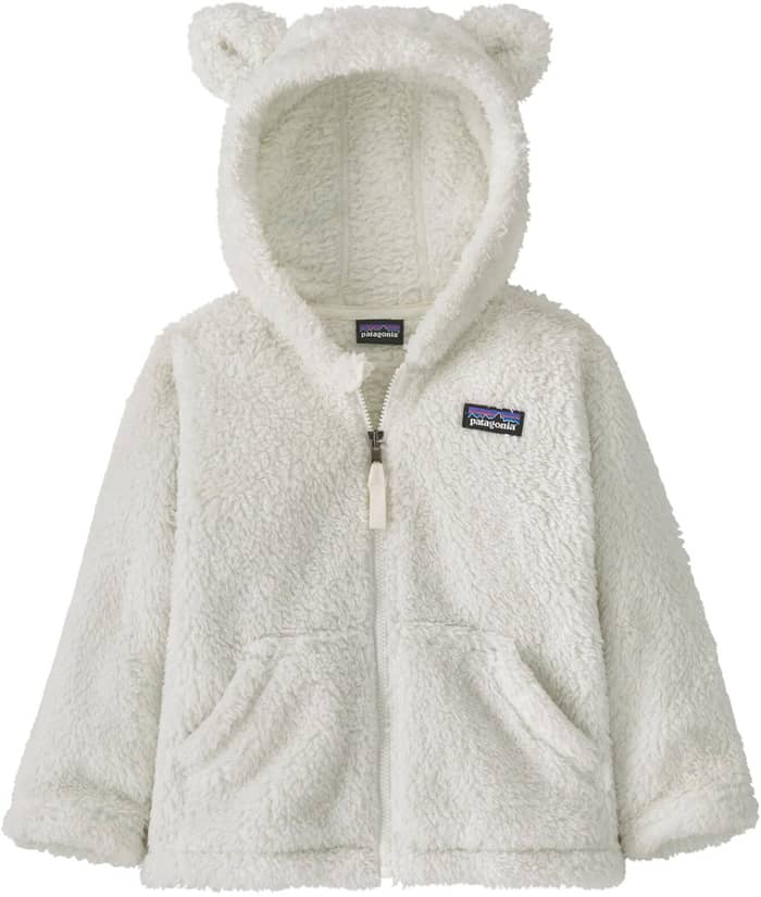 Baby Furry Friends Hoody Birch White