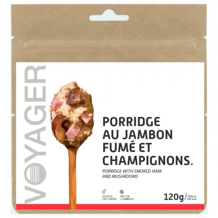 Porridge au Jambon Fumé et Champignons