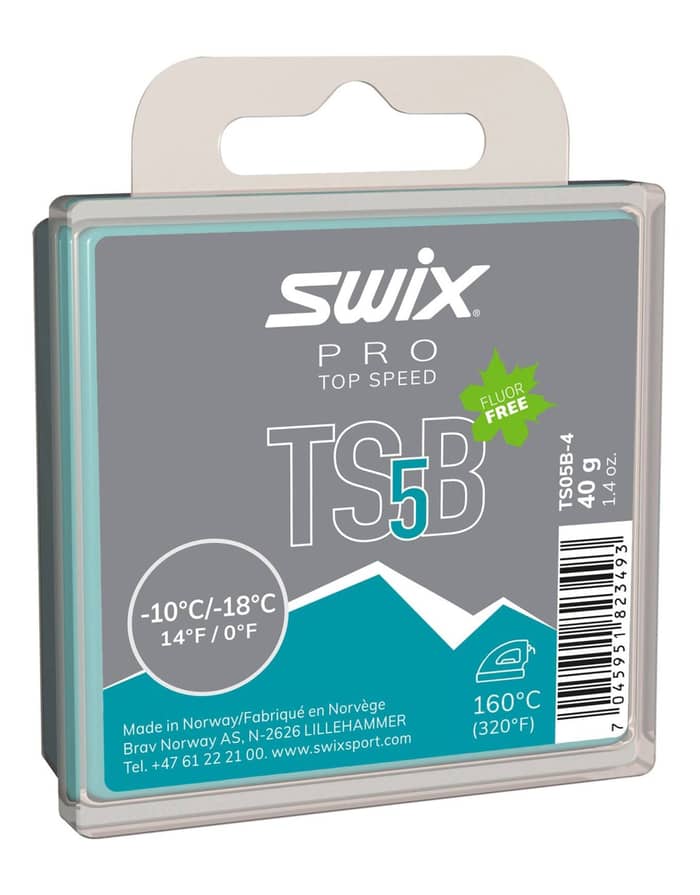 Pro Top Speed Black - 40G - -10C/-18°C + Swix