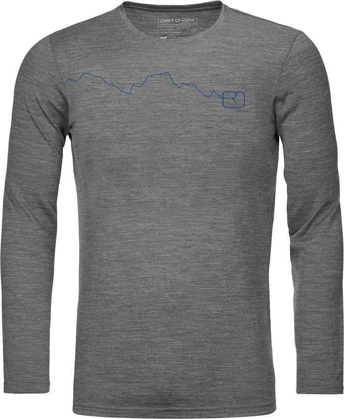 Protact 185 Merino Ls M Grey Blend + Ortovox
