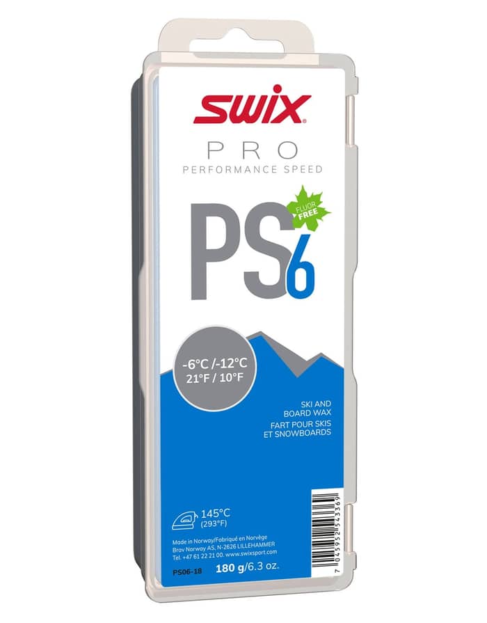PS6 Blue 180g -6°C/-12°C + Swix
