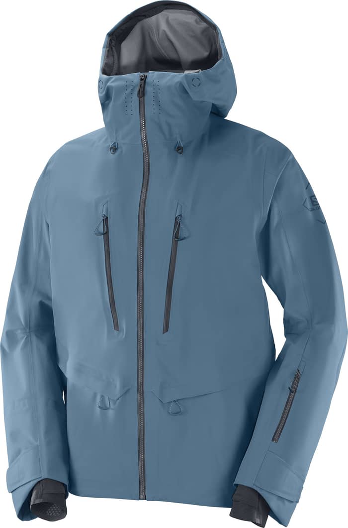 Qst 3L Shell Jkt M Mallard Blue + Salomon
