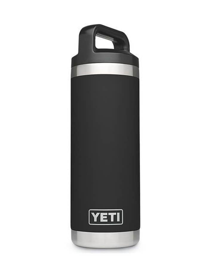 Rambler Bottle 18oz Black + Yeti