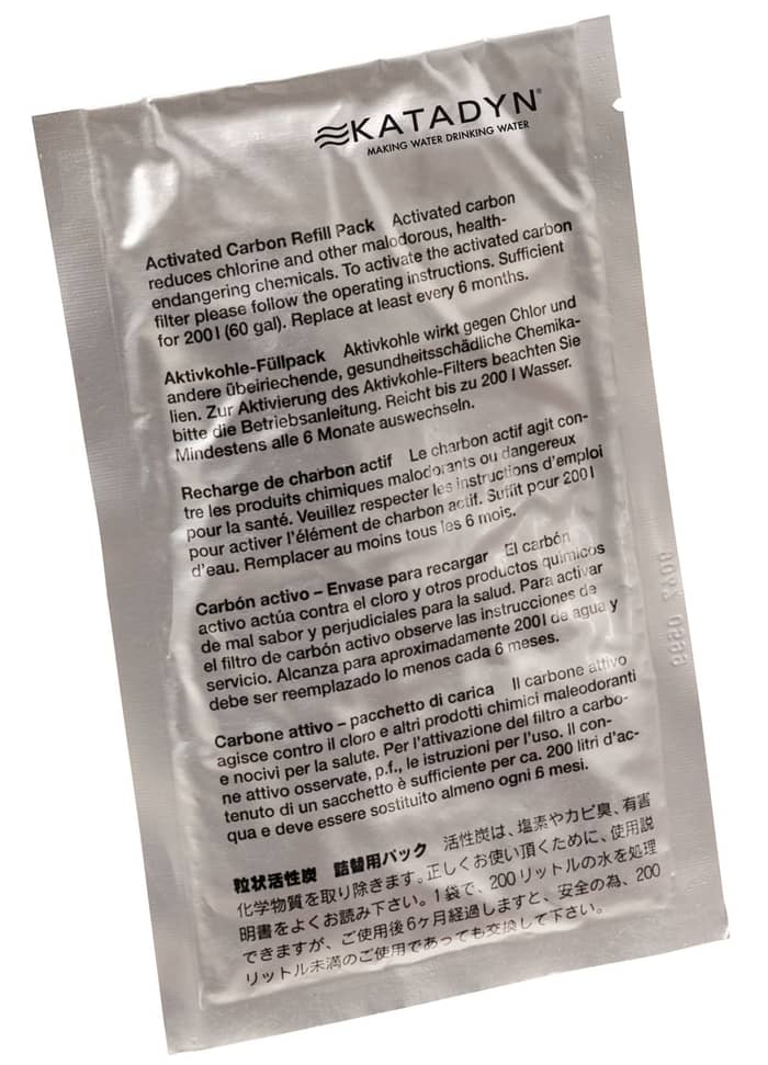 Recharge Charbon Actif (2 sachets) Vario + Katadyn