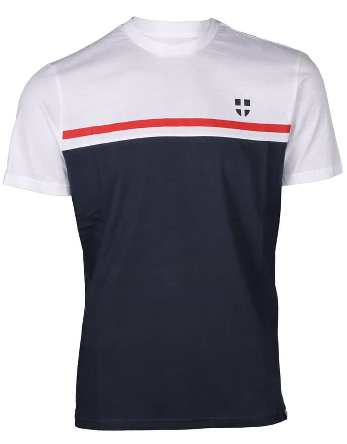 Savoy Flag Tee Navy + Snowleader
