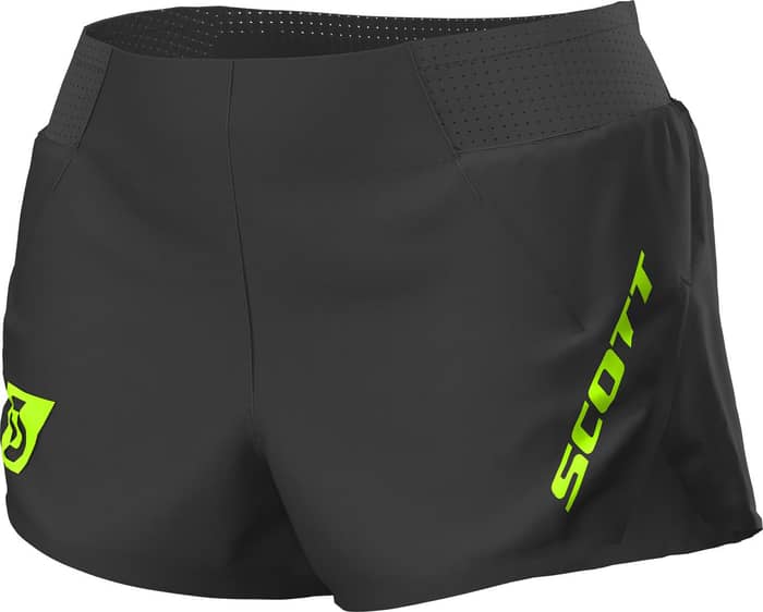 SCO Split Short W's RC Run Black/Yellow + Scott