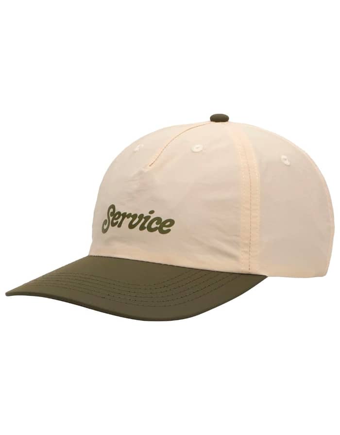 Script Surf Cap Off White Olive