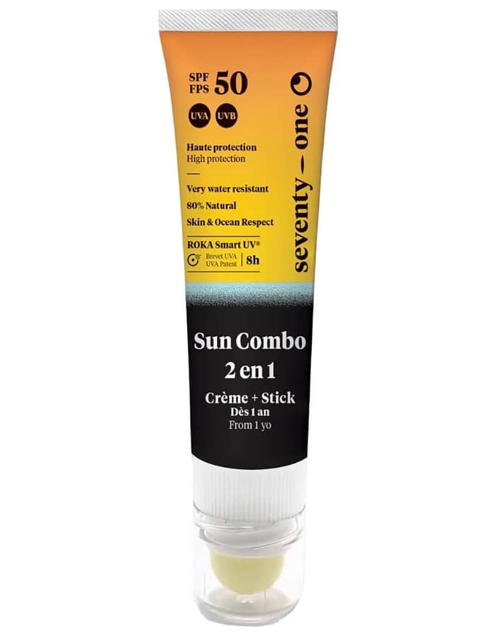 Sun Combo SPF50 2en1 Crème et Stick