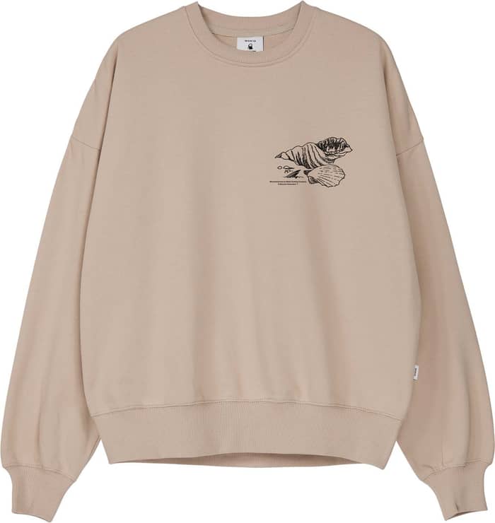 Shells Sweatshirt Light Beige + Makia Clothing