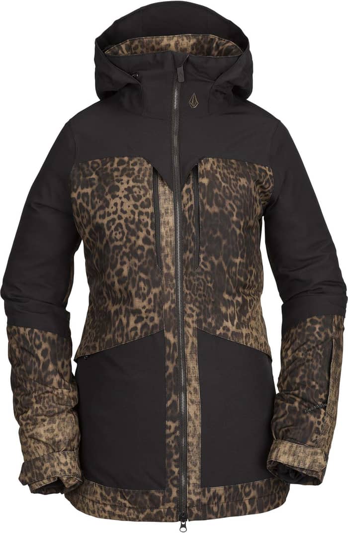 thumbnail image 2 of Volcom Shelter 3D Stretch Snowboard Jacket Wmn - Camo (tiger Print 2 of 11