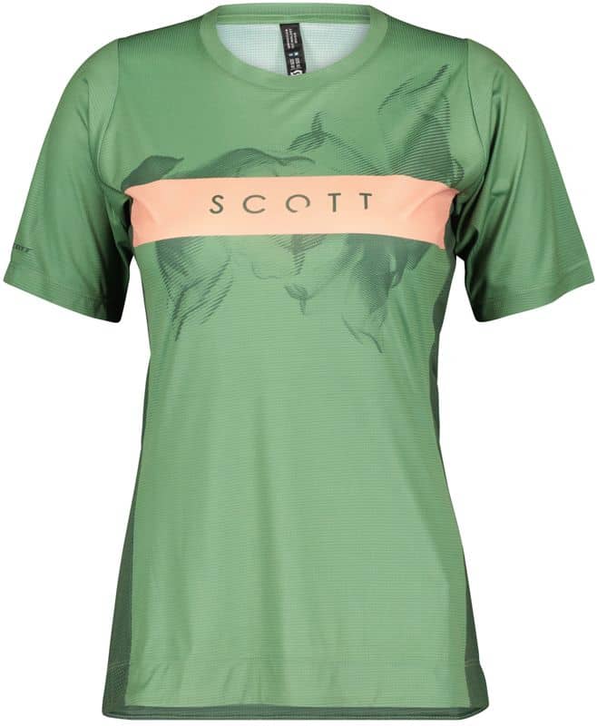 Shirt W's Trail Vertic SS Glace Green/Crystal Pink + Scott