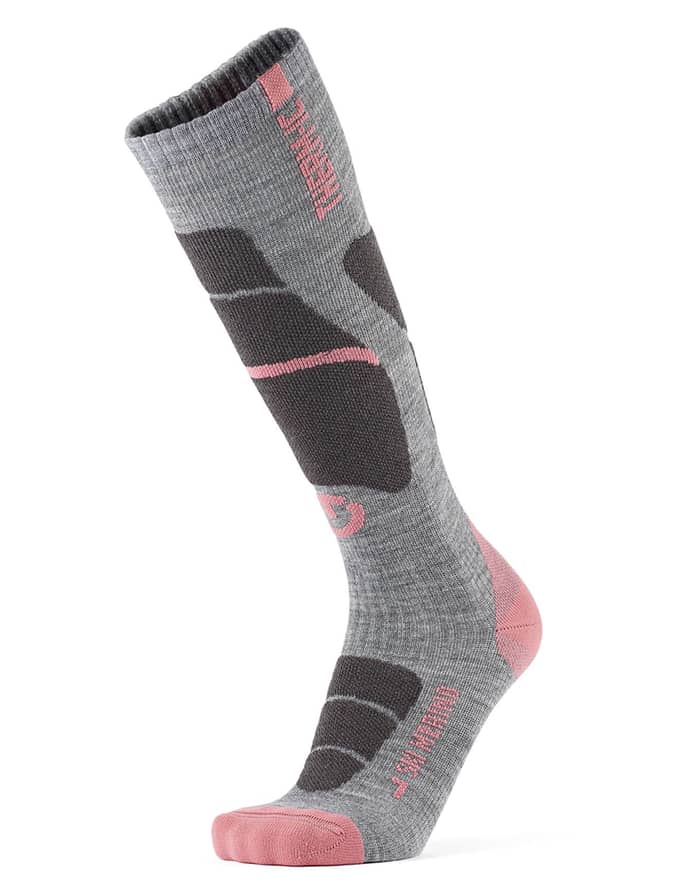 Ski Merino Women Grey/Pink + Therm-Ic