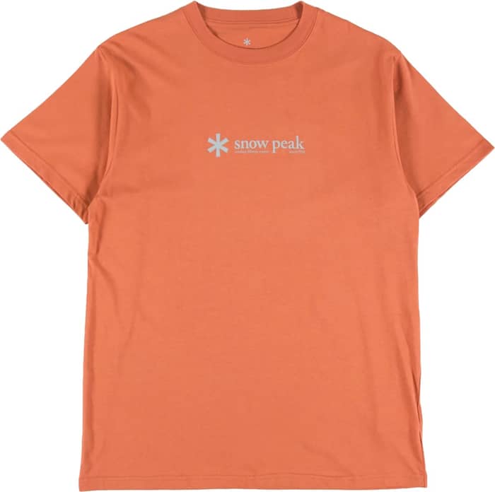 Soft Cotton Logo Short Sleeve T-Shirt Orange