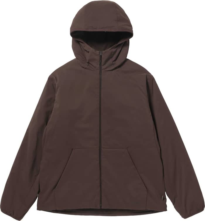 Flexible Insulated ZIP Parka Dark Brown