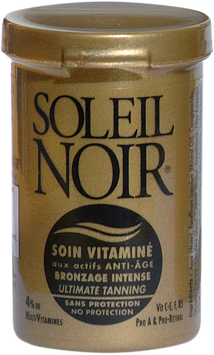 Soleil Noir Vitamin Creme SPF20 + Lippenstick SPF30 – Anti-Aging, Feuchtigkeitsspendend, Made In France