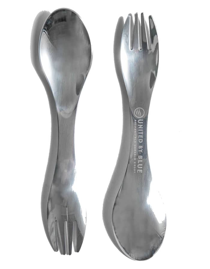 Spork Pack Stainless Steel + United By Blue