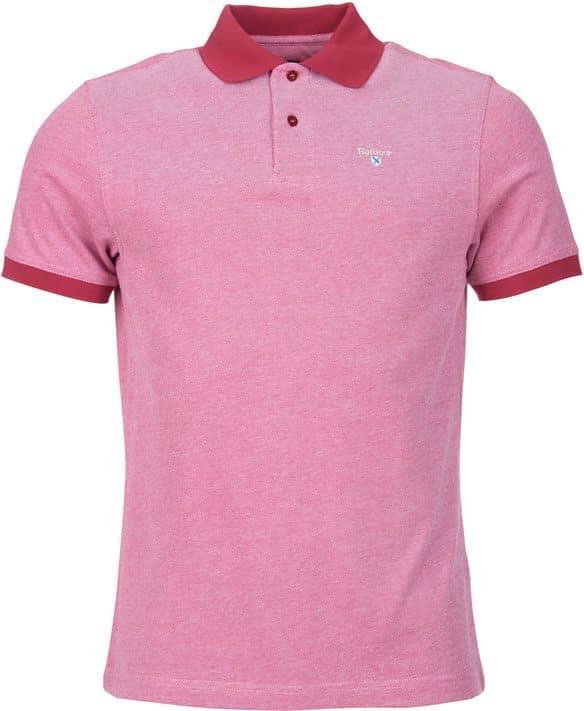 Sports Polo Mix Raspberry + Barbour