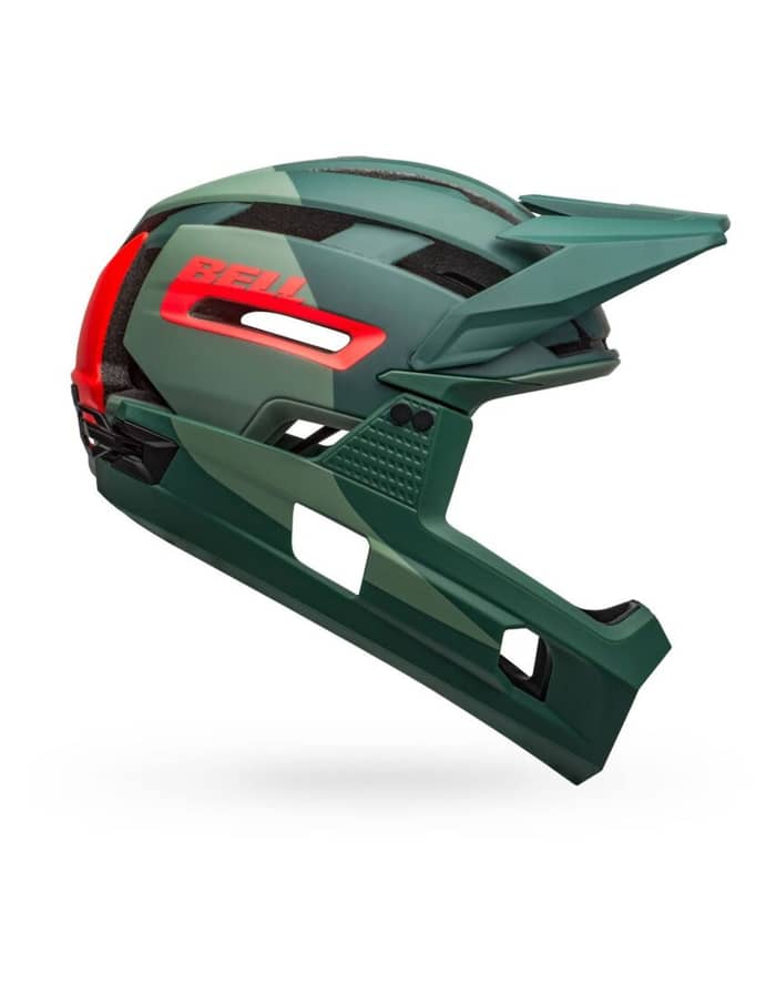 Super Air R Mips Matte Gloss Green/Infrared + Bell