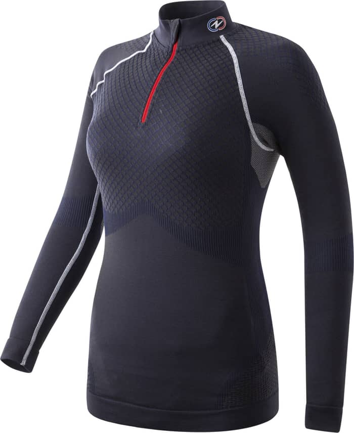 T Shirt Zippé Activ Body 3 Femme Encre Event + Damart