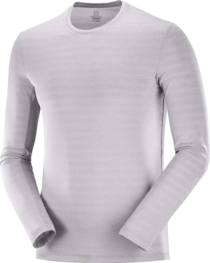 T-Shirt XA Long Sleeve Tee M Alloy/Heather + Salomon