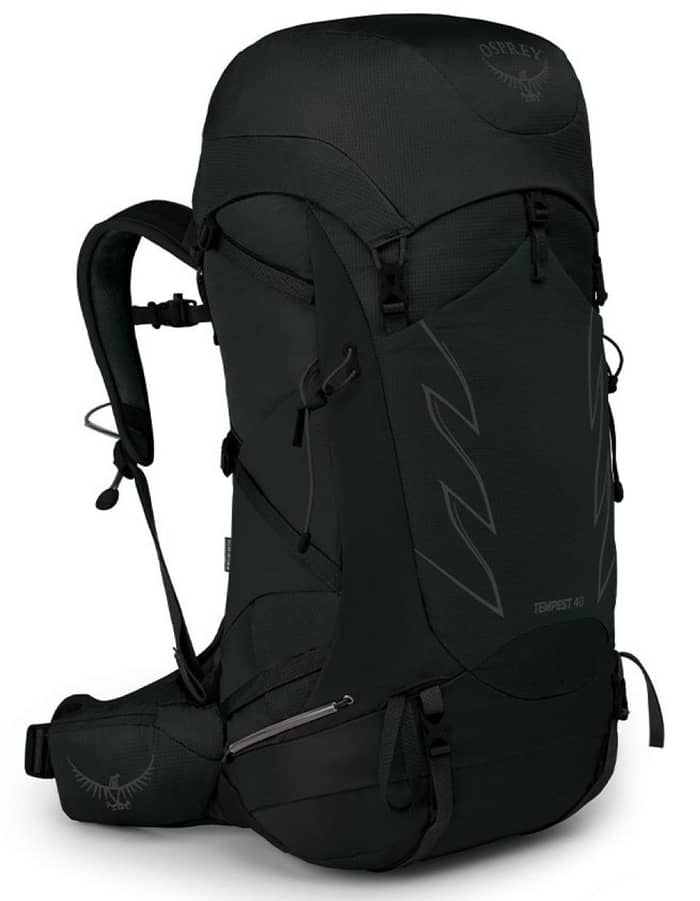 Tempest 40 Stealth Black + Osprey