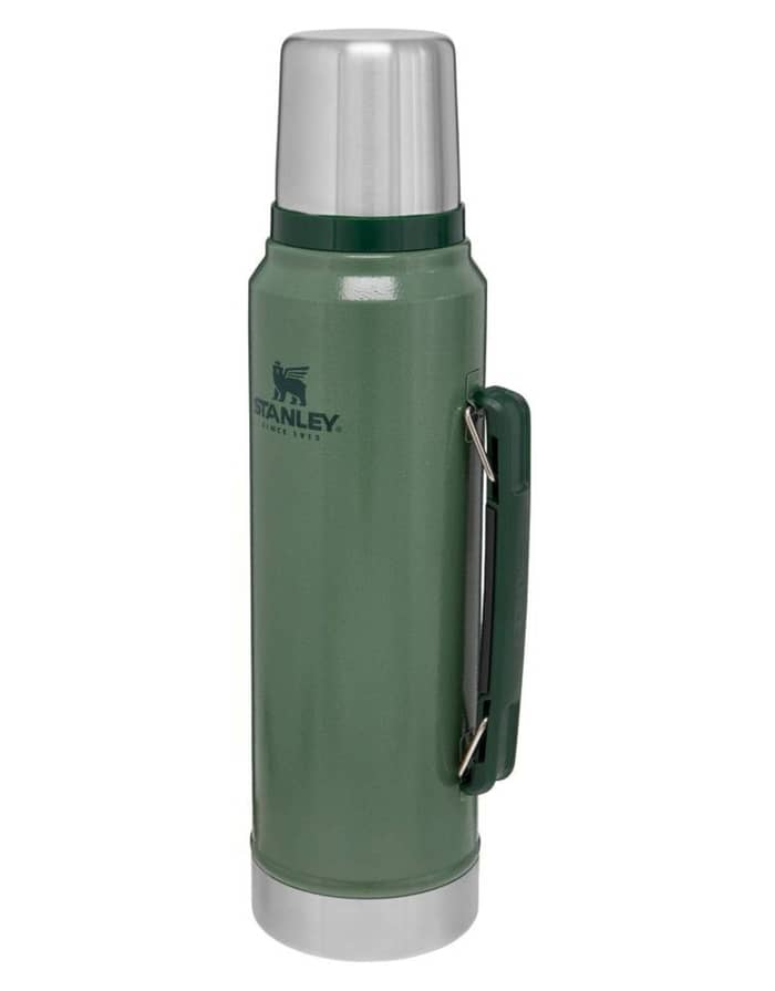 The Legendary Classic Bottle 1.0L Hammertone Green + Stanley