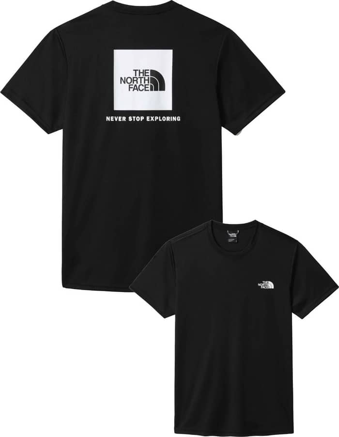 M Reaxion Red Box Tee Tnf Black/Tnf White