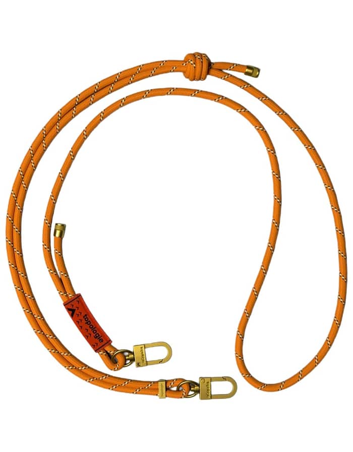 Straps 6.0mm Rope Strap Orange Patterned