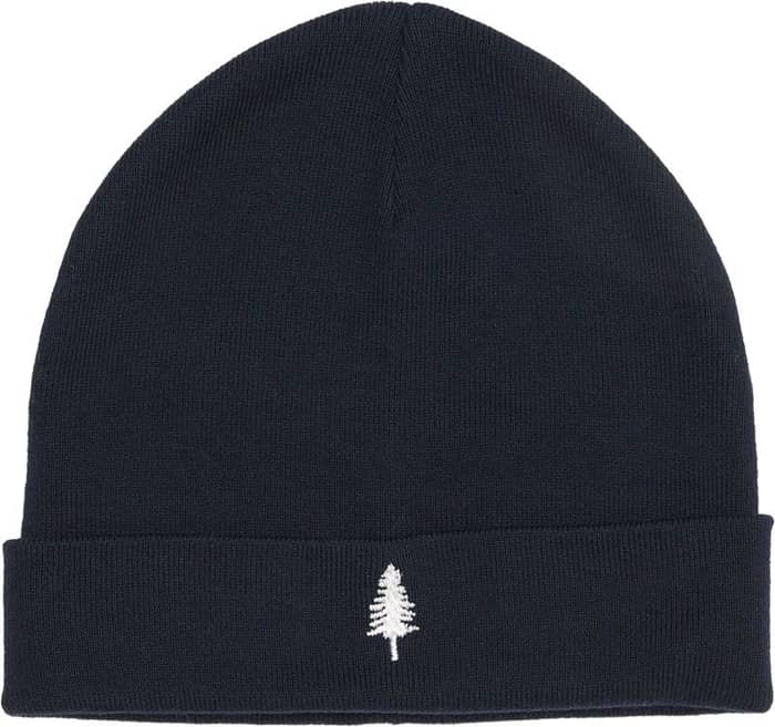 Tree Embroidery Kurt Beanie Midnight Blue + Ten Tree