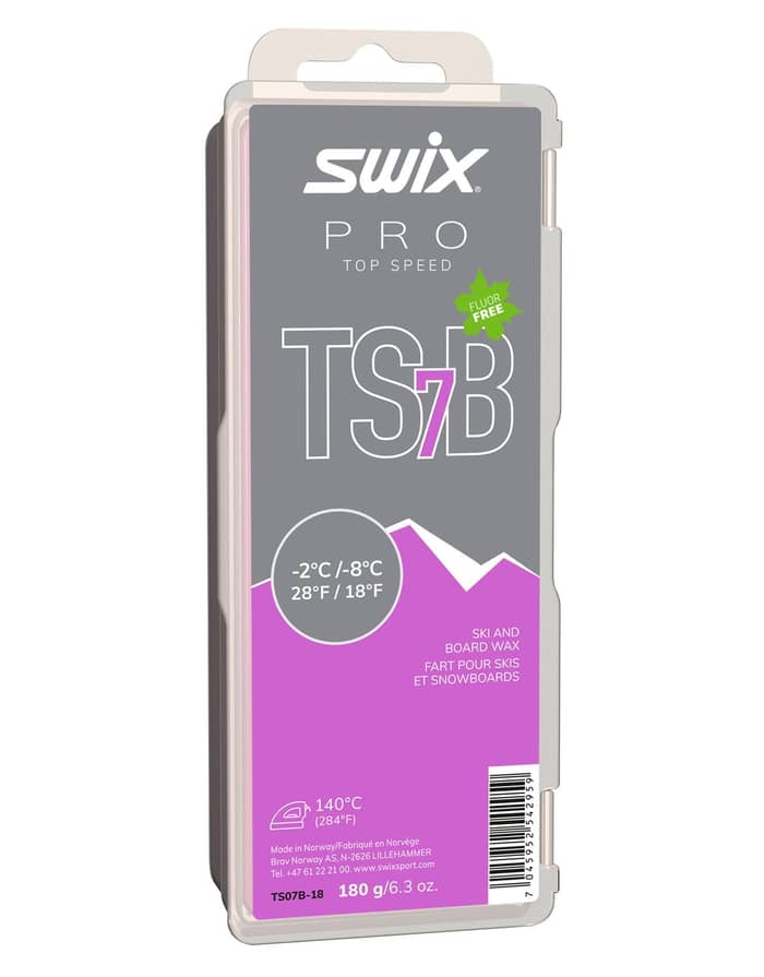 TS7 Black, -2°C/-8°C, 180g + Swix