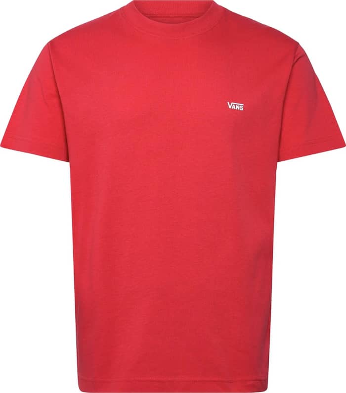 Left Chest SS Tee Crimson Haze