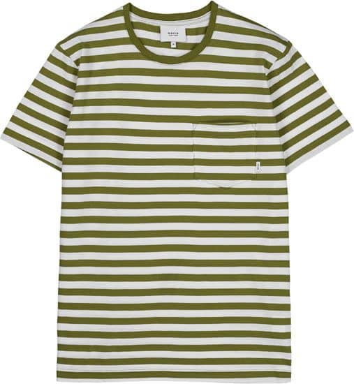 Verkstad T-Shirt Green White + Makia Clothing