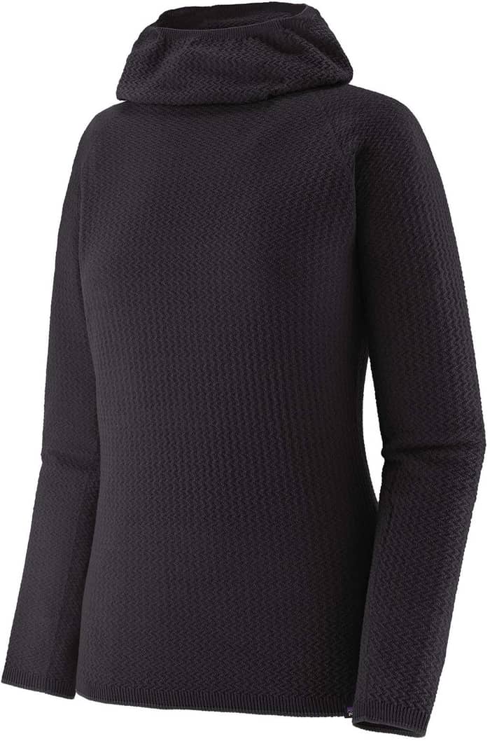 W's Cap Air Hoody Black + Patagonia