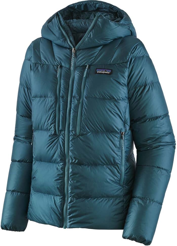 W's Fitz Roy Down Hoody Abalone Blue + Patagonia