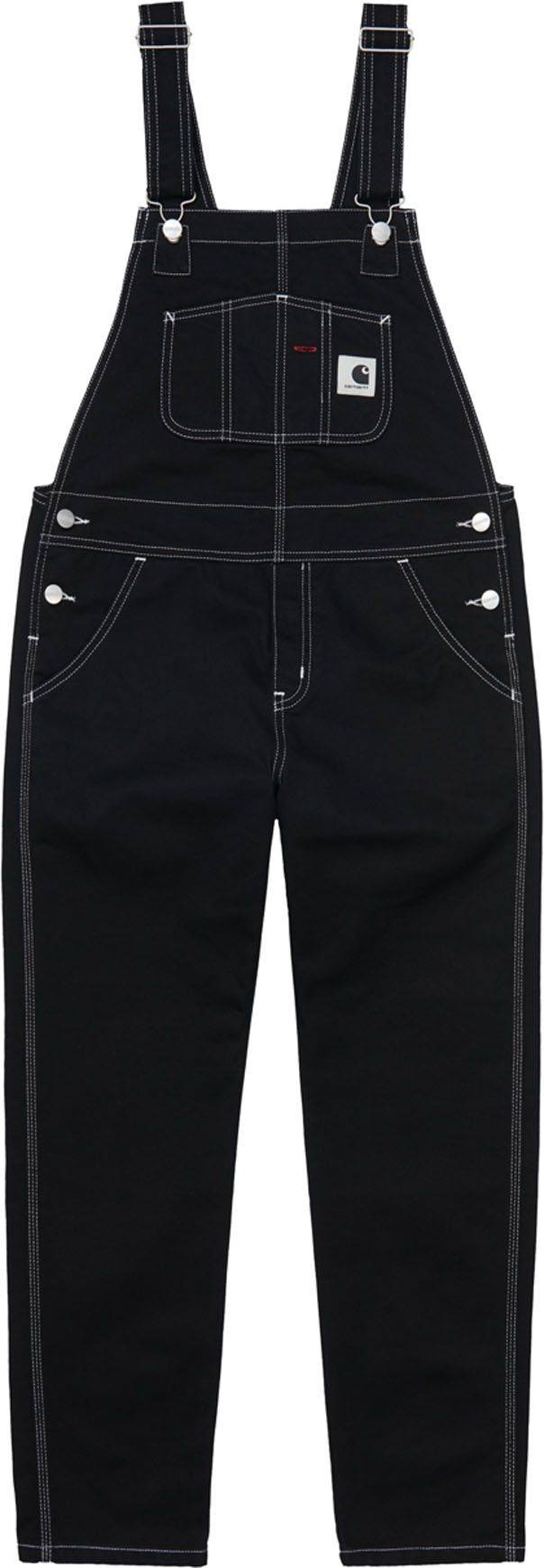W' Bib Overall Black + Carhartt WIP