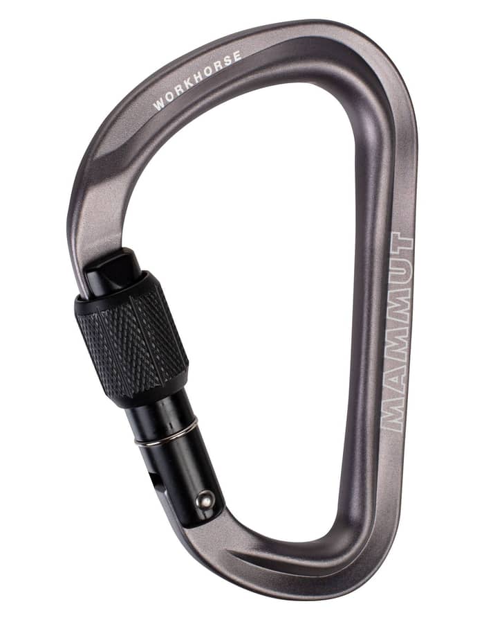 Workhorse Hms Screwgate Carabiner Grey + Mammut