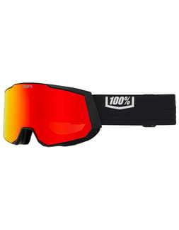 Snowcraft XL HiPer Goggle Black / Red - Mirror Red Lens