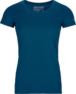 120 Cool Tec Clean Ts W Petrol Blue