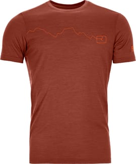120 Tec Mountain T-Shirt M Clay Orange