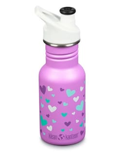 12Oz Kid Classic Narrow (W/ Kid Sport Cap) - 355mL- Orchid Hearts