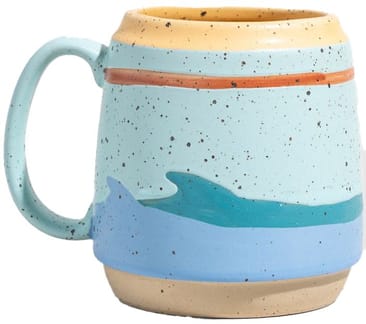 16Oz Stoneware Mug Sea Glass