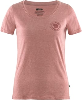 1960 Logo T-shirt W Raspberry Red-Melange