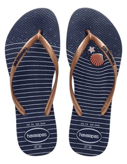 Slim Nautical Navy Blue/Rose Gold/Navy Blue 