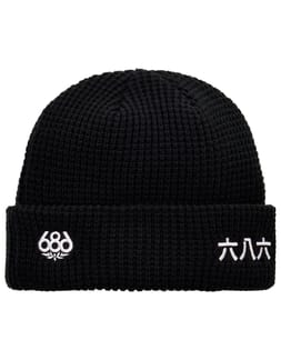 Kanji Beanie Black
