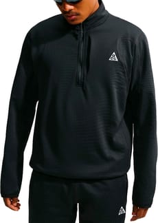 M Nike ACG Wolf Grid HZ Fleece Black/Summit White
