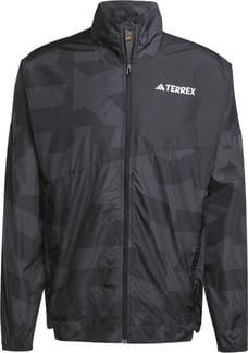 Multi Print Wind Jacket Black Carbon
