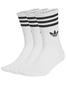 3S Crew Socks 3P White/White/White