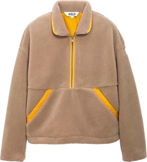 No Zip Fleece W Beige