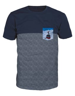 De Fuuli Fritz T-Shirt Navy Fancy Melange