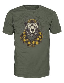 Chappe-Bär T-Shirt Dusty Olive